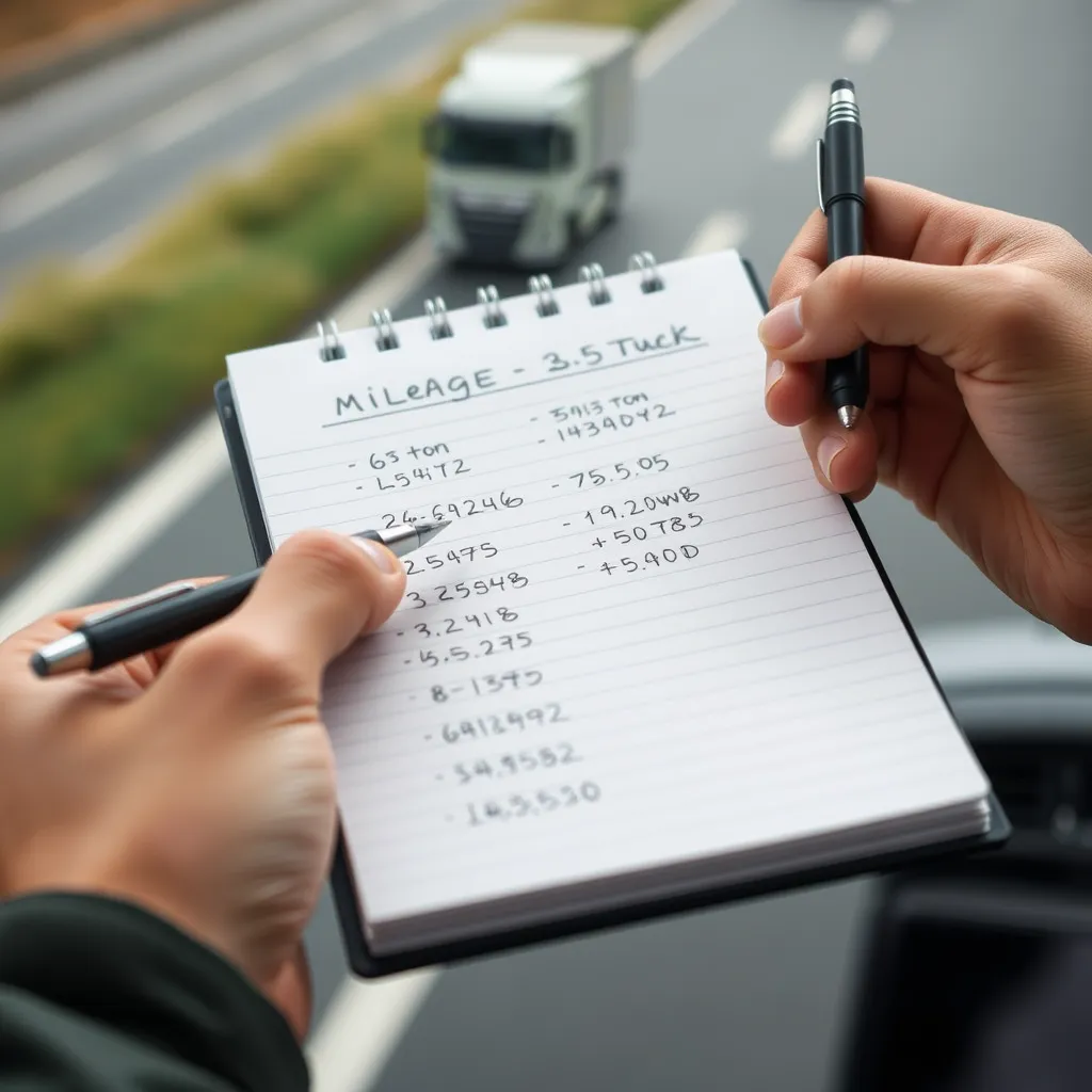 Samochód ciężarowy do 3,5 tony – jak obliczyć kilometrówkę?